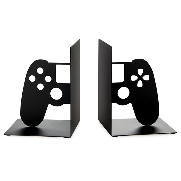 alvi Soporte videojuegos Joypad Color negro Sujetador de Videojuegos Para Estanteria con Forma de Ma