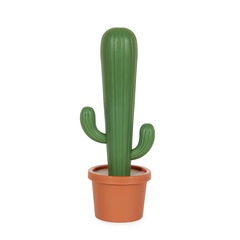 alvi Brosse à vaisselle Cactus Couleur vert Brosse en forme de cactus et support en pot de fleurs po