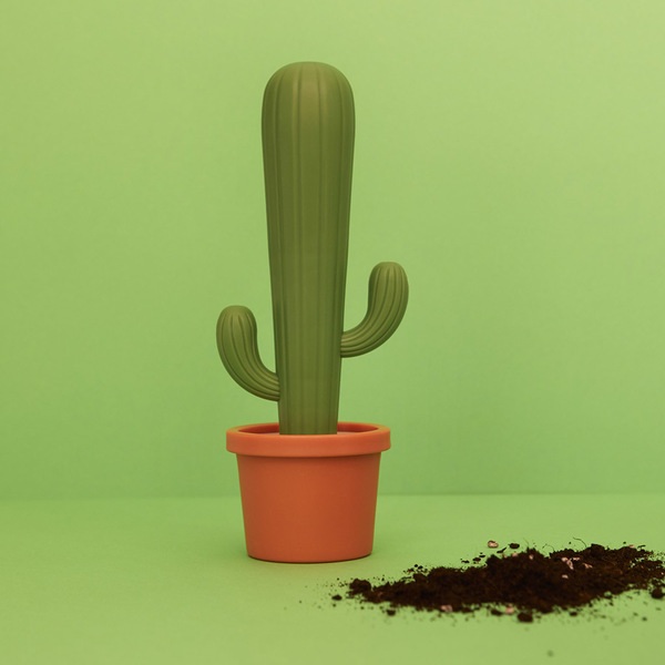 alvi Dish brush Cactus Colour green Cactus-shaped brush with support to clean plates, pots, pans and