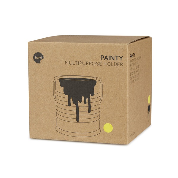 alvi Dekorativer Topf Painty Gelb Und Weiß Farbe Deko-Schale geformten Topf Farbe Múliples Anwendung