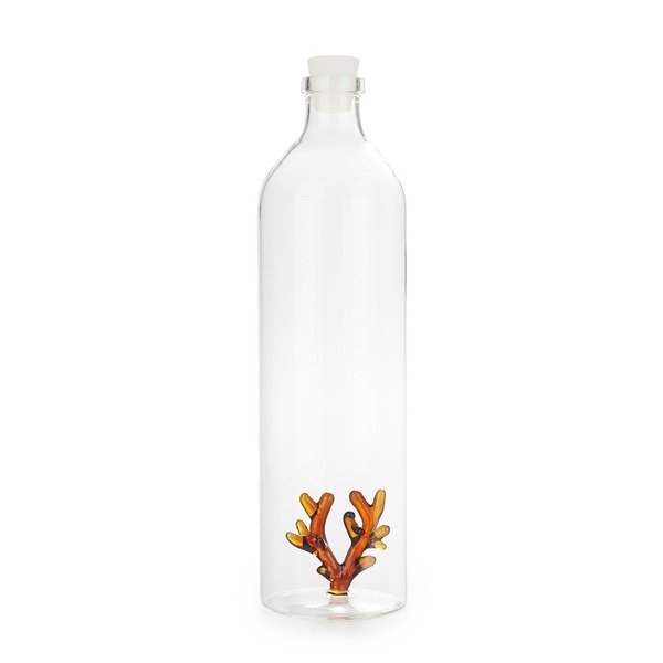 Balvi Botella Coral Color ámbar Con figura en forma de coral Borosilicato