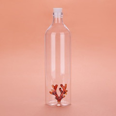 Balvi Botella Coral Color ámbar Con figura en forma de coral Borosilicato
