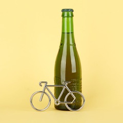 Balvi Bottle opener Tourmalet Colour silver Bicycle-shaped Metal