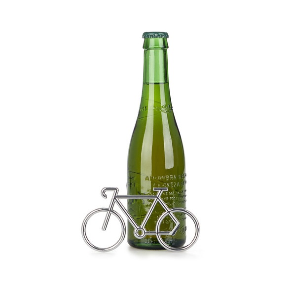 Balvi Décapsuleur Tourmalet Couleur argent En forme de vélo Métal