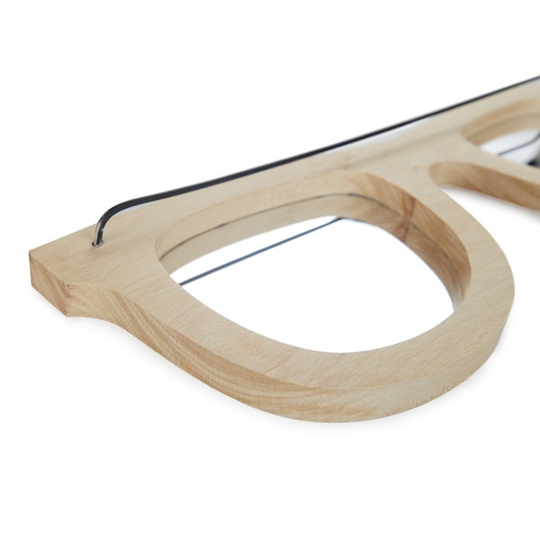 Balvi Soporte gafas Lunettes Divertido diseño en forma de gafas de sol Madera