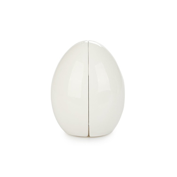 Balvi Set sal & pimienta Uovo L Color blanco En forma de huevo Porcelana