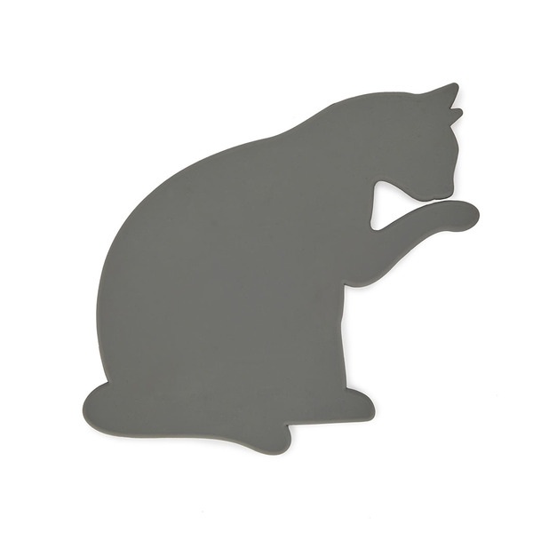 Balvi Trivet Feline Colour gray Magnetic in the shape of a cat Silicone