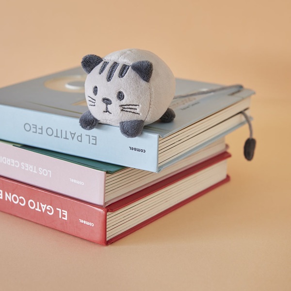 Balvi Bookmark Kitty Colour gray In the shape of a cat Polyester