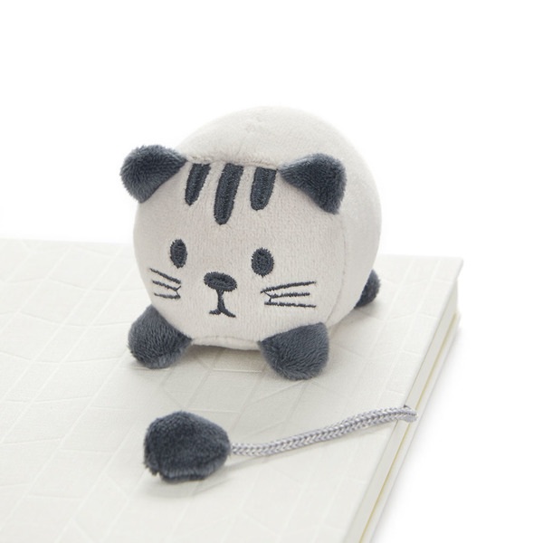 Balvi Bookmark Kitty Colour gray In the shape of a cat Polyester