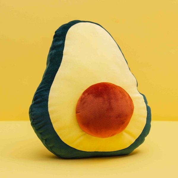 Balvi Kissen Fluffy Avocado Pip Farbe Grün Kissen in Form einer Avocado Polyester