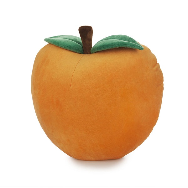 Balvi Kissen Fluffy Peach Farbe Orange Kissen in Form eines Pfirsichs Polyester