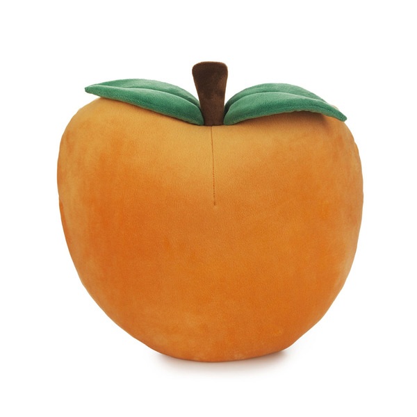 Balvi Kissen Fluffy Peach Farbe Orange Kissen in Form eines Pfirsichs Polyester