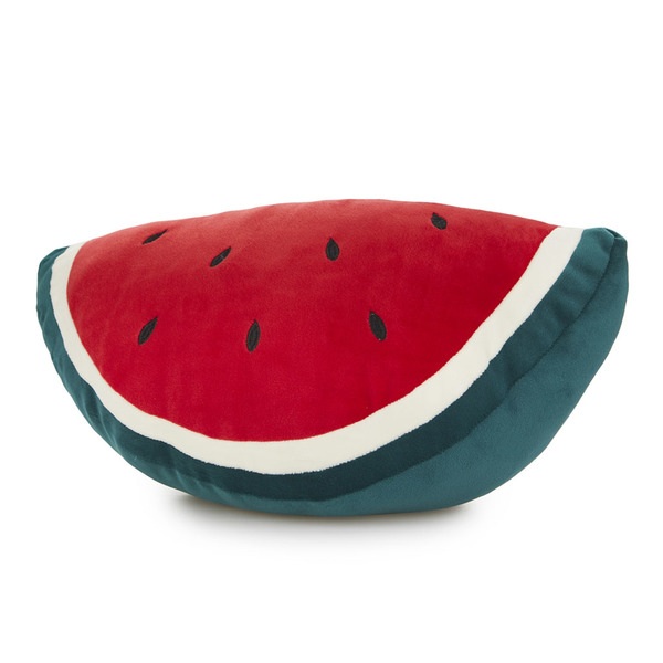 Balvi Kissen Fluffy Watermelon Farbe Rot Kissen in Form einer Wassermelone Polyester