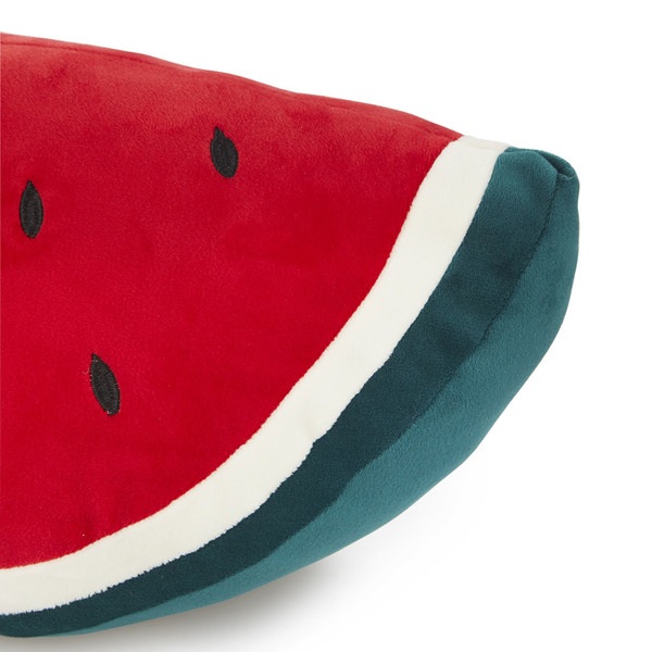 Balvi Kissen Fluffy Watermelon Farbe Rot Kissen in Form einer Wassermelone Polyester