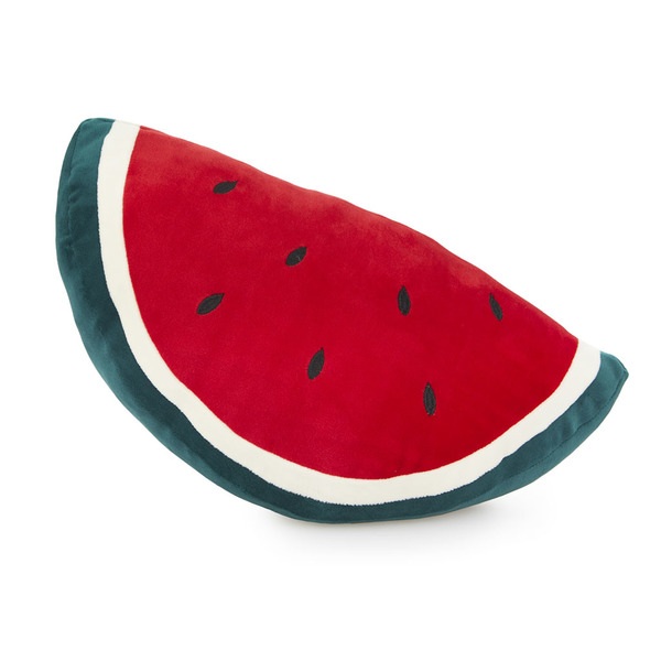 Balvi Kissen Fluffy Watermelon Farbe Rot Kissen in Form einer Wassermelone Polyester