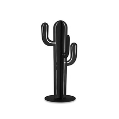 Balvi Soporte para llaves Catus Color negro En forma de cactus Metal