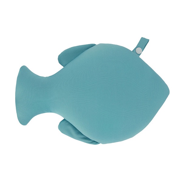 Balvi Cojín veraniego Summer Fish Color azul Almohada en forma de pez Poliéster