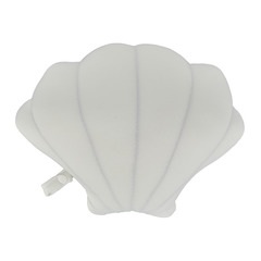 Balvi Cuscino per l'estate Summer Shell Colore bianco Cuscino a forma di conchiglia Poliestere
