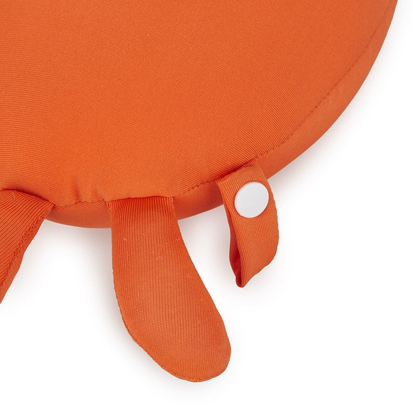 Balvi Cojín veraniego Summer Crab Color rojo Almohada en forma de cangrejo Poliéster