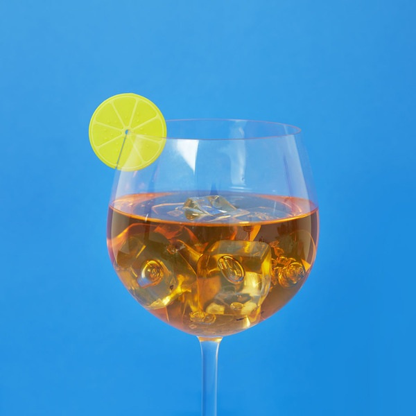 alvi Marca copas Fruit Party Set de 8 unidades Marcacopas o marcavasos Ideal para reuniones, fiestas