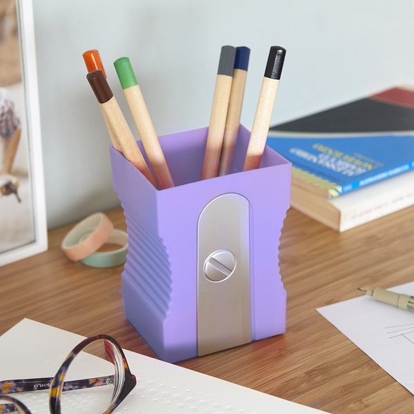alvi Portalápices Sharpener Color verde Mantén tu Escritorio organizado Bote para lápices Original y