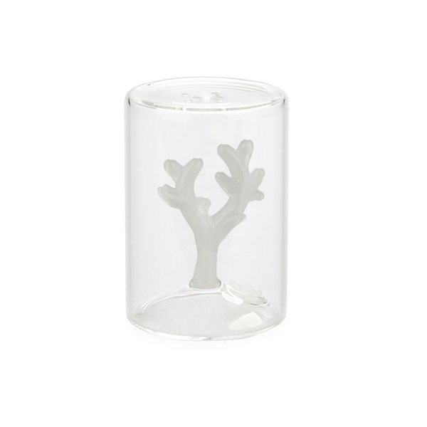 Balvi Salero Coral Color blanco Con figura en forma de coral Borosilicato