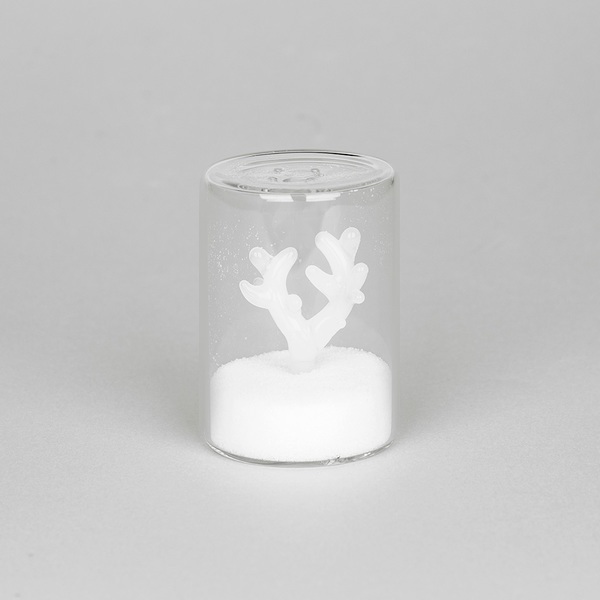 Balvi Salero Coral Color blanco Con figura en forma de coral Borosilicato