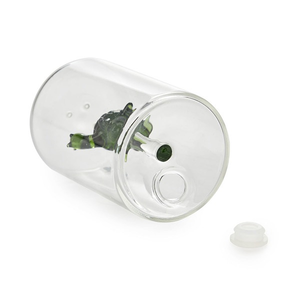 Balvi Salero Turtle Color verde Con figura en forma de tortuga marina Borosilicato