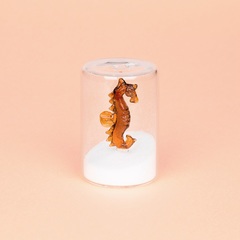 Balvi Salzstreuer Seahorse Bernsteinfarben In Form eines Seepferdchens Borosilikatglas