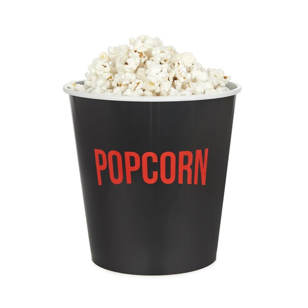alvi Popcorn-Schale Streaming Farbe Schwarz Der unverzichtbare Begleiter für Filmnachmittage Polypro