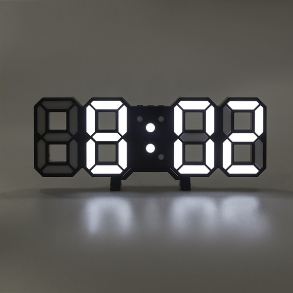 alvi Digitaler Wecker Farbe Schwarz Der Wecker im 80er-Jahre Design ABS-Kunststoff 8,5 x 21,3 x 3,5