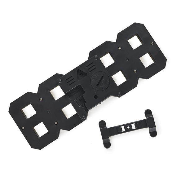 alvi Digitaler Wecker Farbe Schwarz Der Wecker im 80er-Jahre Design ABS-Kunststoff 8,5 x 21,3 x 3,5