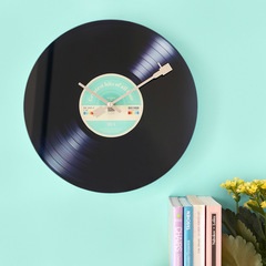 Balvi Wall clock Gratest Hits Black colour A different wall clock Glass 30 cm