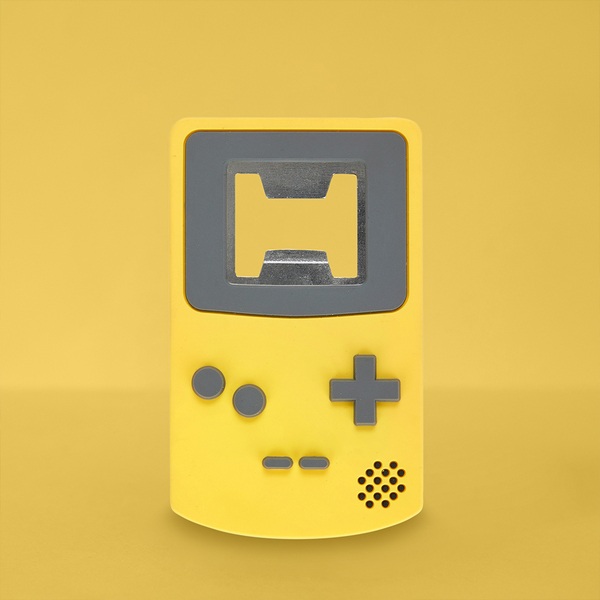 alvi Abrebotellas Start Game Color amarillo Magnético El regalo ideal para un gamer Plástico/metal 1