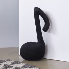 Balvi Door stopper Tune Black colour The door stopper more melodic Polyester 30x20x9 cm