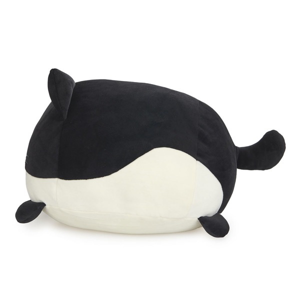 Balvi Coussin Kitty Frac Couleur Blanc et noir Une peluche tellement douce Polyester 20x33x30 cm