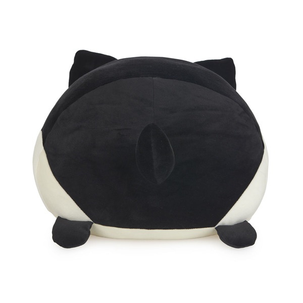 Balvi Coussin Kitty Frac Couleur Blanc et noir Une peluche tellement douce Polyester 20x33x30 cm