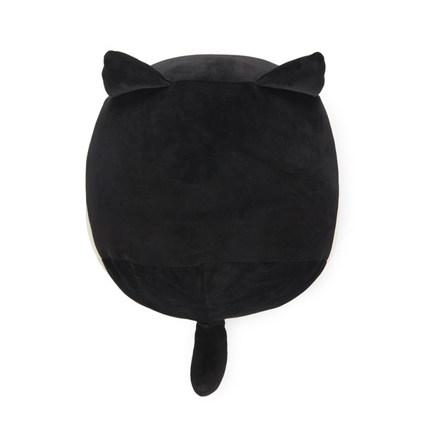 Balvi Coussin Kitty Frac Couleur Blanc et noir Une peluche tellement douce Polyester 20x33x30 cm