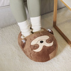 Balvi Chauffe pied Sloth Couleur Marron Vous n'aurez plus de pieds froids Polyester 35x28x7 cm