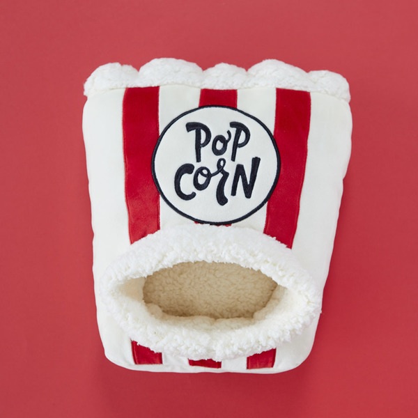 alvi Calienta pies Pop Corn Color blanco y rojo No volverás a tener los pies fríos Poliéster 35x30x7
