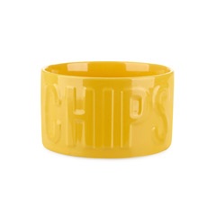 Balvi Plateau apéritif Chips Couleur jaune Un bol original et élégant 1L Céramique 8,5x15x15 cm