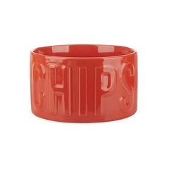 Balvi Vassoio snack Chips Colore rosso Una ciotola originale ed elegante 1L Ceramica 8,5x15x15 cm