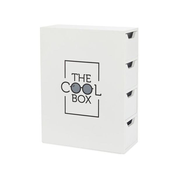 alvi Caja para gafas de sol The Cool Box Color blanco Cajita para almacenar y organizar todas tus ga
