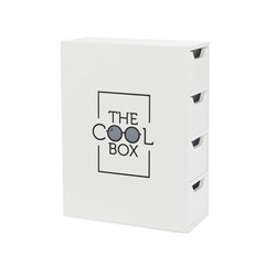 alvi Caja para gafas de sol The Cool Box Color blanco Cajita para almacenar y organizar todas tus ga