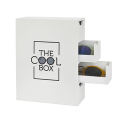 alvi Caja para gafas de sol The Cool Box Color blanco Cajita para almacenar y organizar todas tus ga