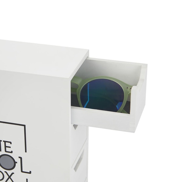 alvi Caja para gafas de sol The Cool Box Color blanco Cajita para almacenar y organizar todas tus ga