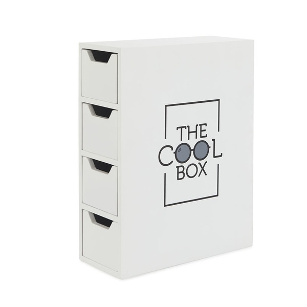 alvi Caja para gafas de sol The Cool Box Color blanco Cajita para almacenar y organizar todas tus ga