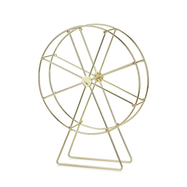 alvi Soporte joyas Golden Wheel Color Dorado Un soporte diferente para almacenar tus joyas, con un d