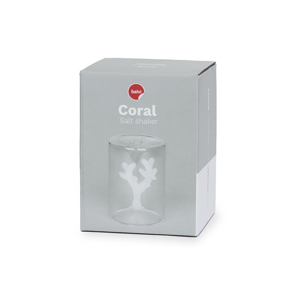Balvi Salero Coral Color blanco Con figura en forma de coral Borosilicato
