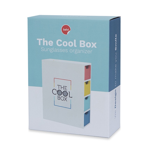alvi Caja para gafas de sol The Cool Box Color blanco Cajita para almacenar y organizar todas tus ga